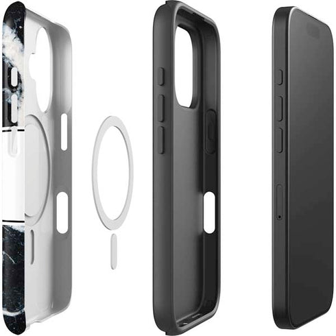 NBA New Orleans Pelicans Marble iPhone 16 Plus Magsafe Impact Case